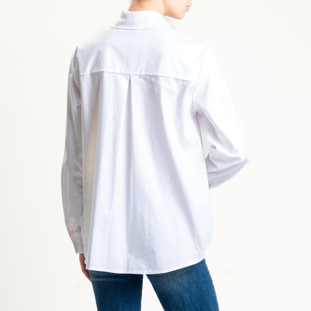 Zeroassoluto-Camicia CAMY oxford 100% cotone - bianco