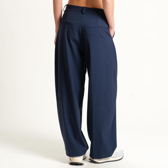 Zeroassoluto-Pantalone GENNY comfort elasticizzato - blu