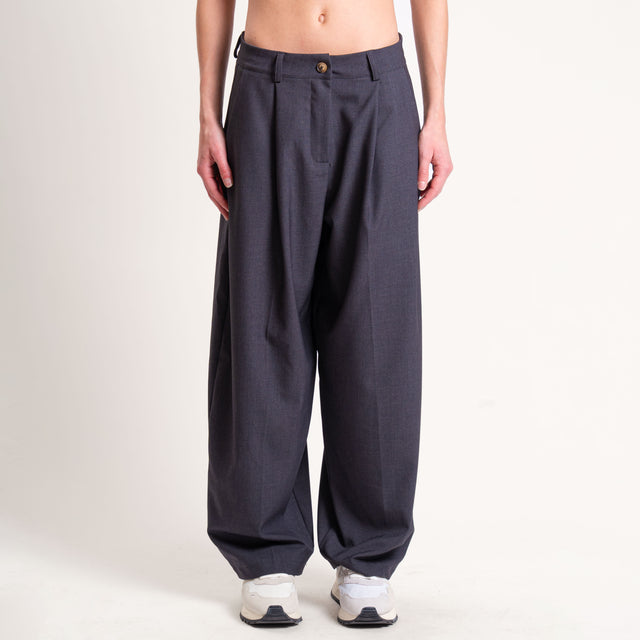 Zeroassoluto-Pantalone GENNY comfort elasticizzato - antracite