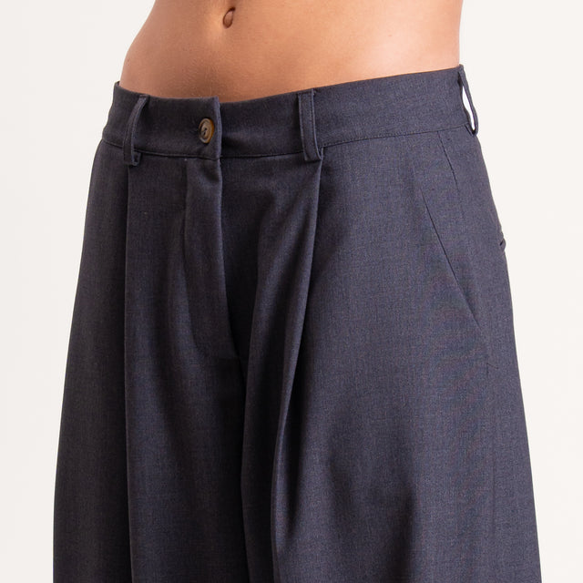 Zeroassoluto-Pantalone GENNY comfort elasticizzato - antracite