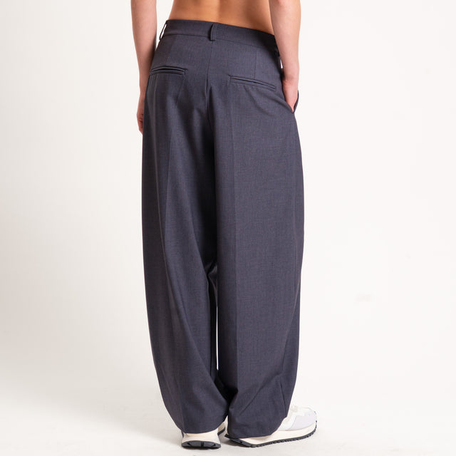 Zeroassoluto-Pantalone GENNY comfort elasticizzato - antracite