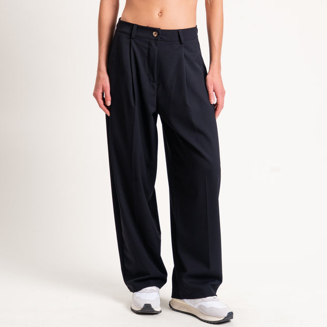 Zeroassoluto-Pantalone GENNY comfort elasticizzato - nero