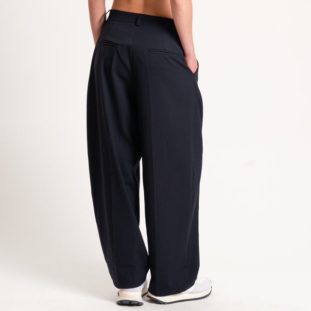 Zeroassoluto-Pantalone GENNY comfort elasticizzato - nero