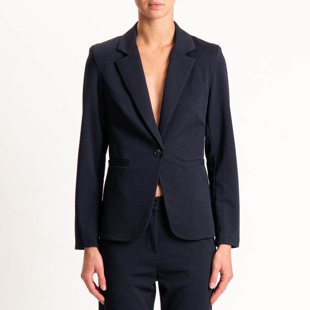 Zeroassoluto-Giacca JOIS scuba crêpe elasticizzato - nero