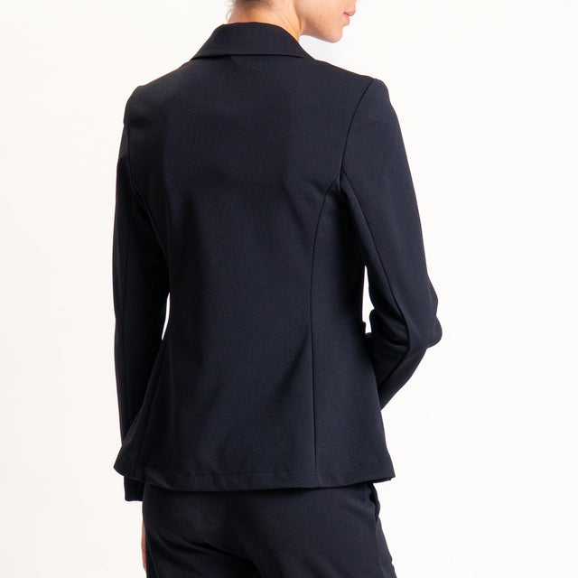 Zeroassoluto-Giacca JOIS scuba crêpe elasticizzato - nero