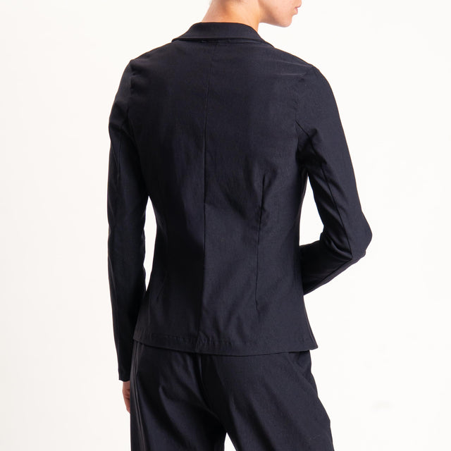 Zeroassoluto-Giacca JULIE tessuto comfort stretch - nero
