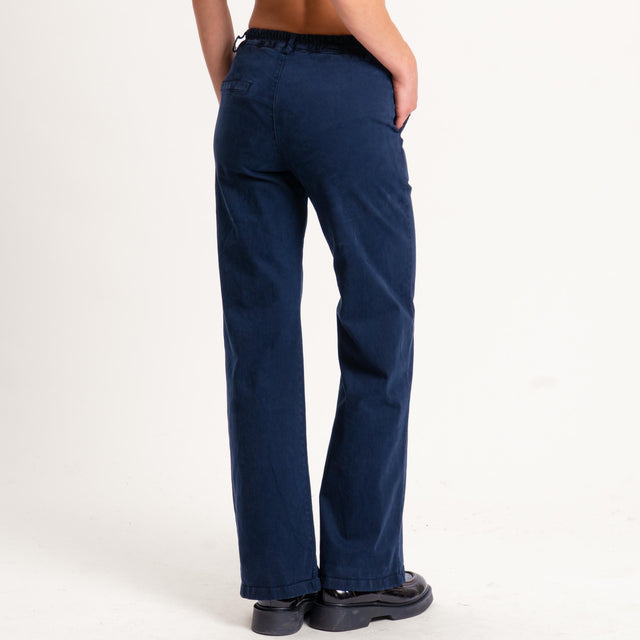Zeroassoluto-Pantalone LILLY palazzo - blu