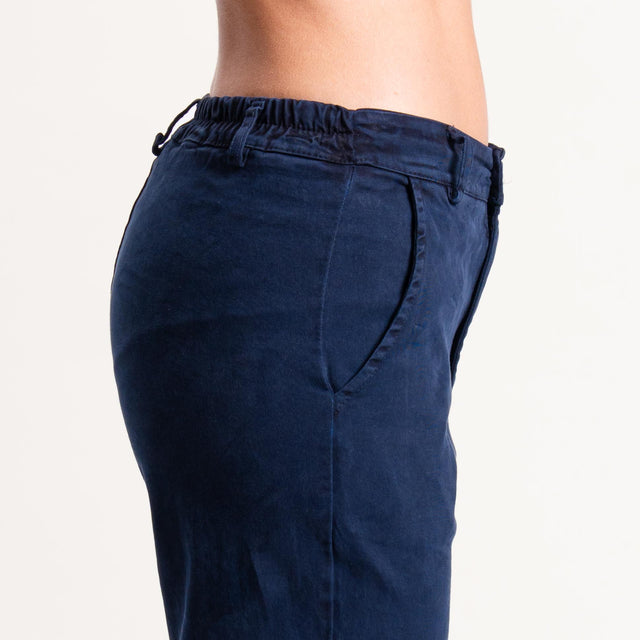Zeroassoluto-Pantalone LILLY palazzo - blu