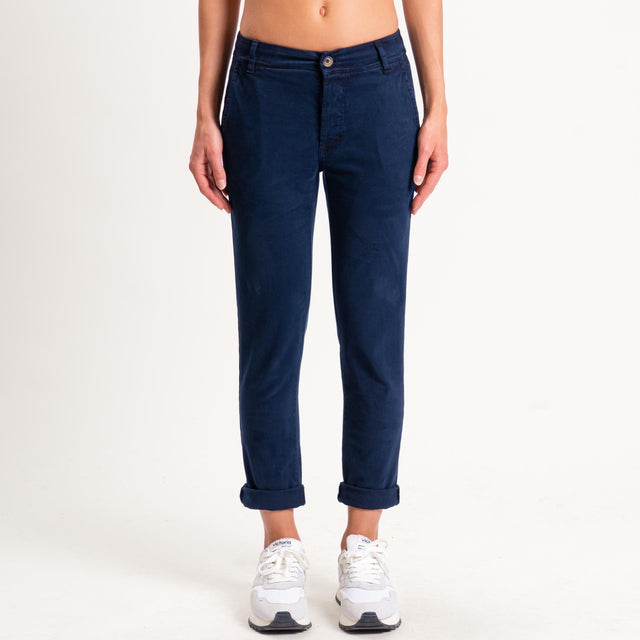 Zeroassoluto-Pantalone LOIS chino elasticizzato - blu