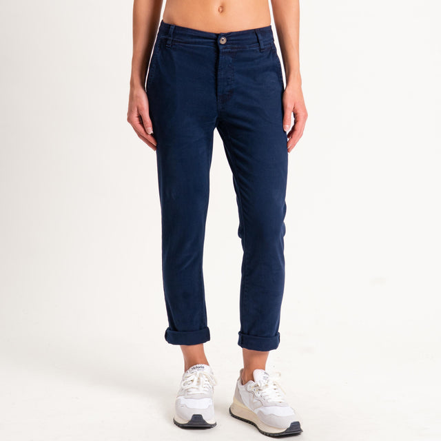 Zeroassoluto-Pantalone LOIS chino elasticizzato - blu