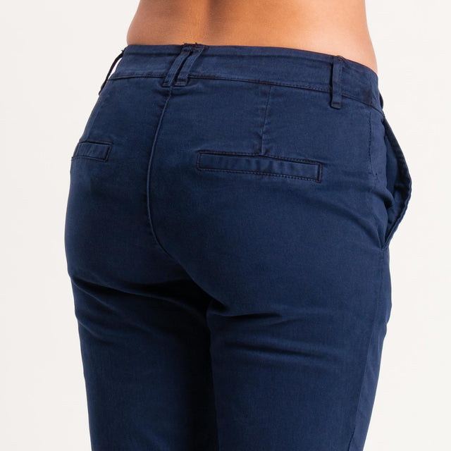 Zeroassoluto-Pantalone LOIS chino elasticizzato - blu