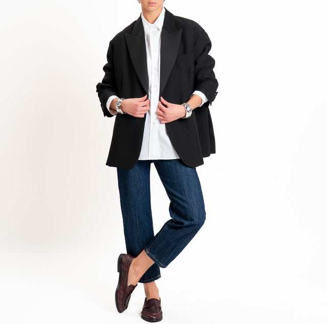 Zeroassoluto-Camicia regular fit con spacchi laterali - bianco