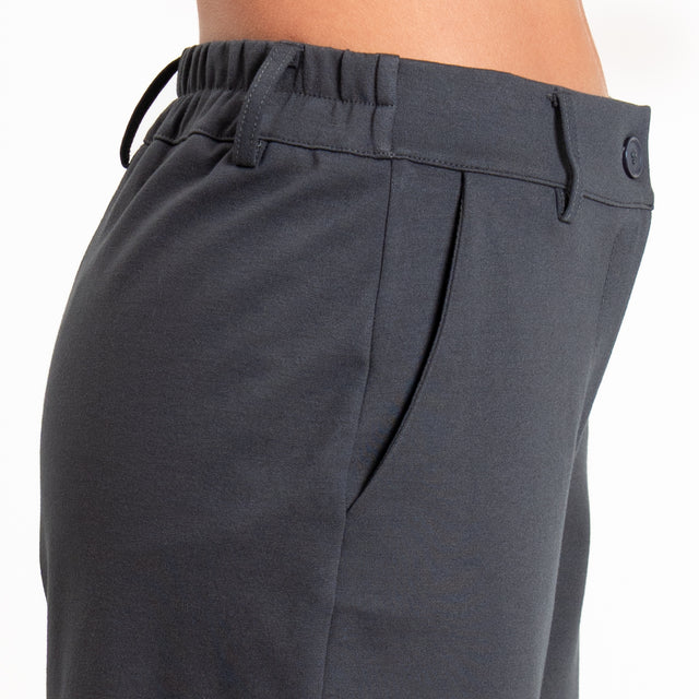 Zeroassoluto-Pantalone BECKY punto milano - piombo