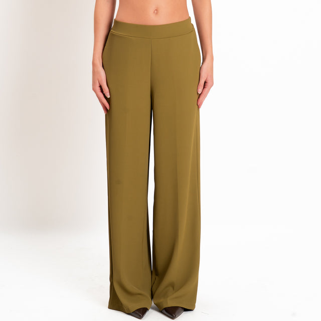Zeroassoluto-Completo giacca + pantalone tessuto fluido - olio