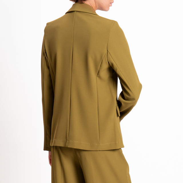 Zeroassoluto-Completo giacca + pantalone tessuto fluido - olio