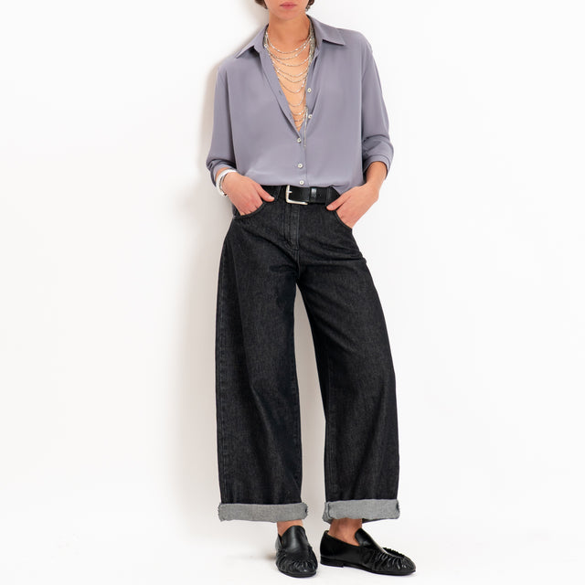 Zeroassoluto-Camicia CLAY MANO SETA - iron