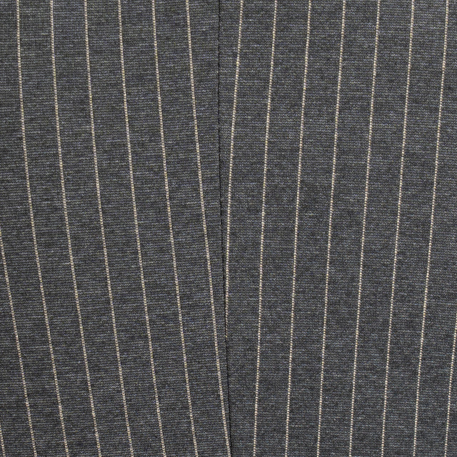 Zeroassoluto-Giacca JIN elasticizzata - gessato antracite/sand