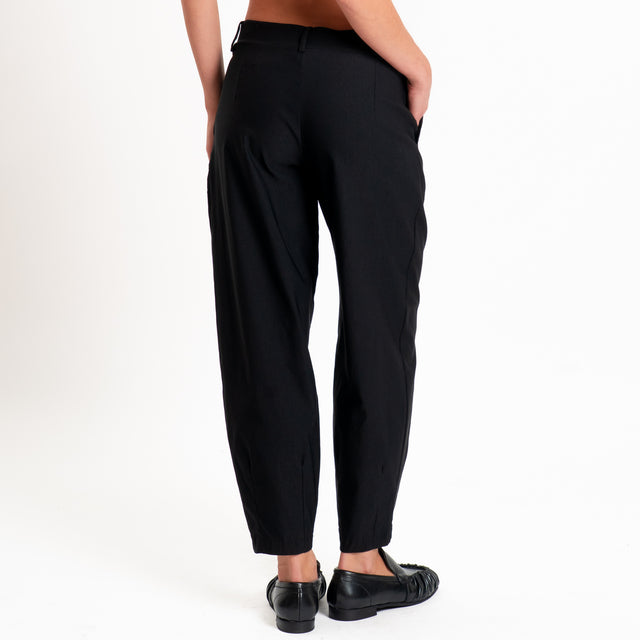 Zeroassoluto-Pantalone LIA elasticizzato - nero