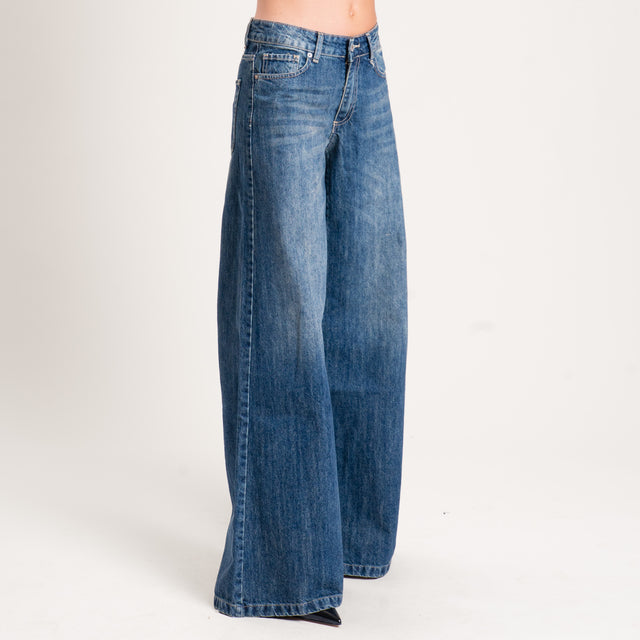 Zeroassoluto-Jeans ANGEL wide leg fit - denim