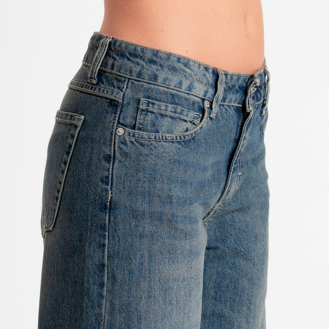 Zeroassoluto-Jeans ANGEL wide leg fit - denim