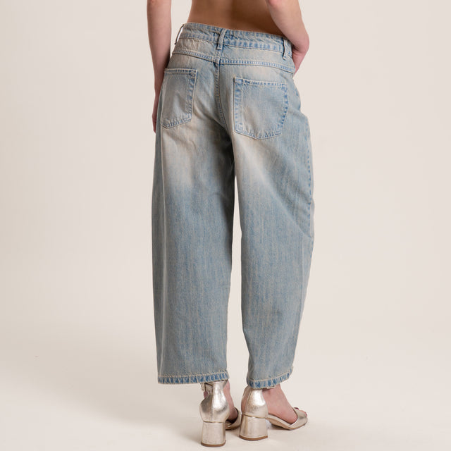 Zeroassoluto-Jeans ANKLE mom fit - denim sfumato