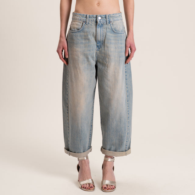 Zeroassoluto-Jeans ANKLE mom fit - denim sfumato