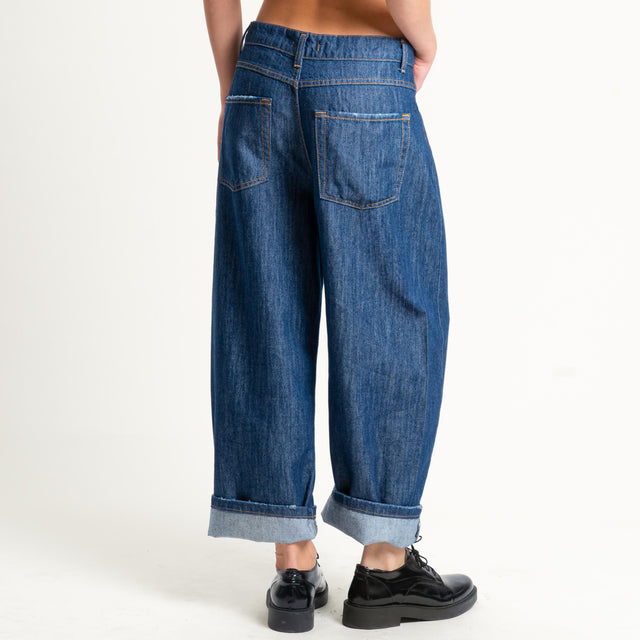 Zeroassoluto-Jeans ANKLE mom fit lavaggio zero - denim