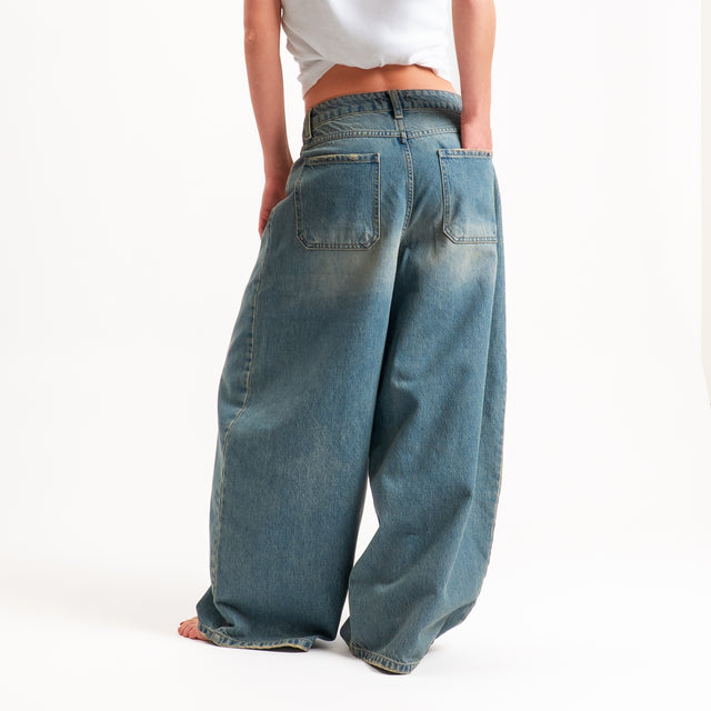 Zeroassoluto-Jeans KORY balloon fit - denim
