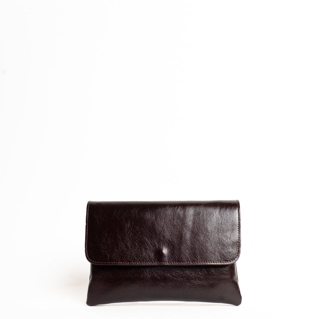 Zeroassoluto-Pochette genuine leather high quality - Bordeaux