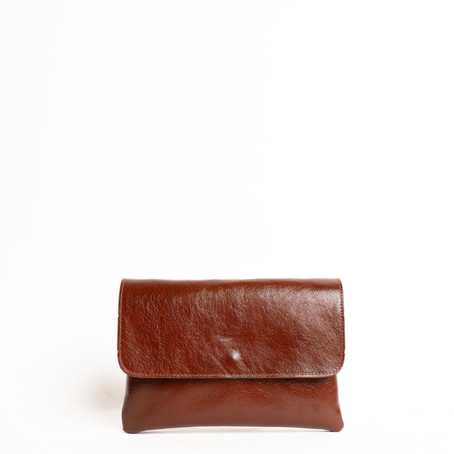 Zeroassoluto-Pochette genuine leather high quality - cuoio