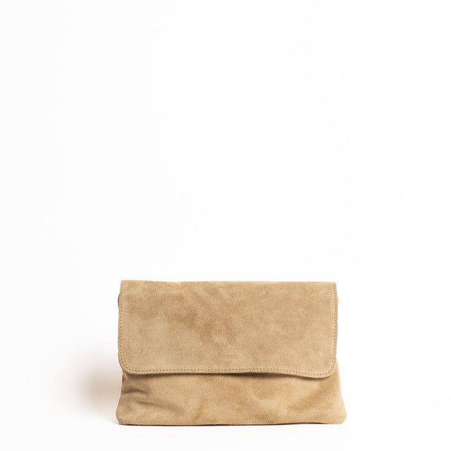 Zeroassoluto-Pochette top grain leather - beige