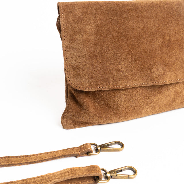 Zeroassoluto-Pouch top grain leather - tan