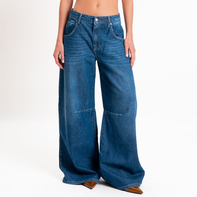 Zeroassoluto-Jeans BETA barrel relaxed fit - denim