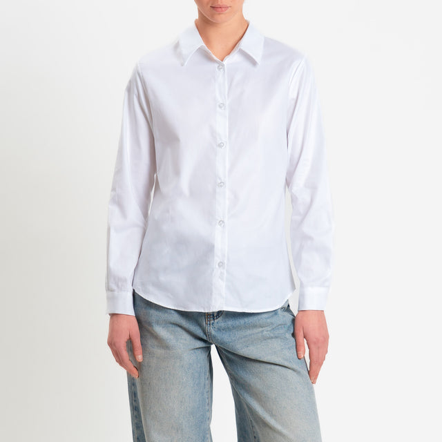 Zeroassoluto-Camicia CATY oxford 100% cotone - bianco