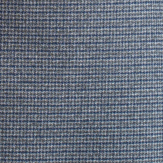 Zeroassoluto-Minigonna GINA tessuto elasticizzato - micro pied de poule grigio/blu
