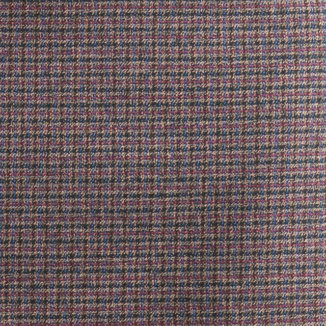 Zeroassoluto-Minigonna GINA tessuto elasticizzato - micro pied de poule beige/vino