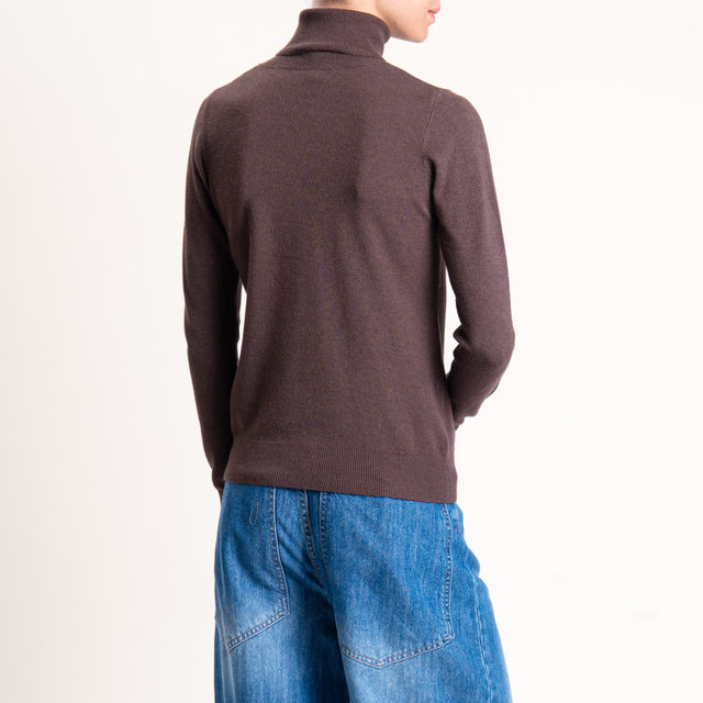 Zeroassoluto-Maglia collo alto - moro