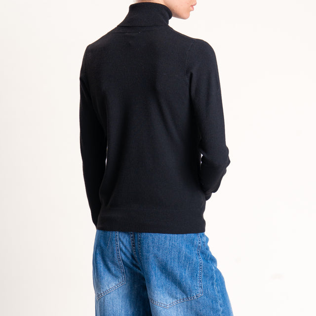 Zeroassoluto-Maglia collo alto - nero