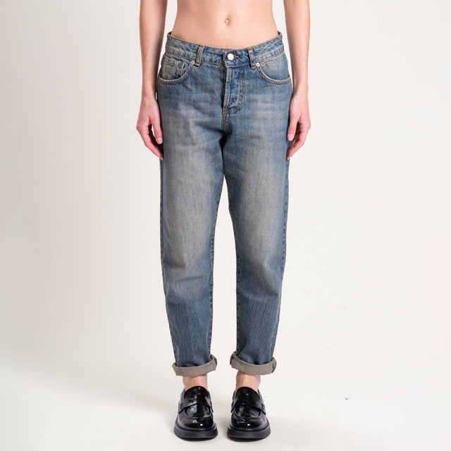 Zeroassoluto-Jeans ISA boyfriend - denim lavaggio tè