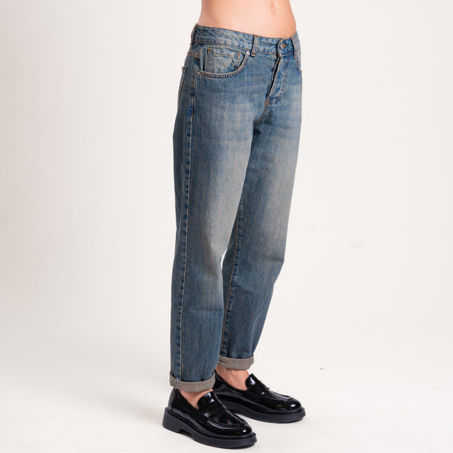 Zeroassoluto-Jeans ISA boyfriend - denim lavaggio tè