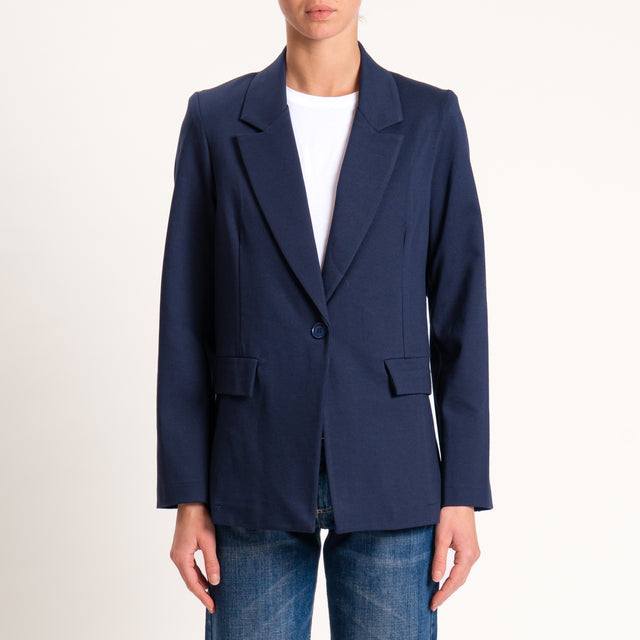 Zeroassoluto-Giacca JENNY punto milano - blu
