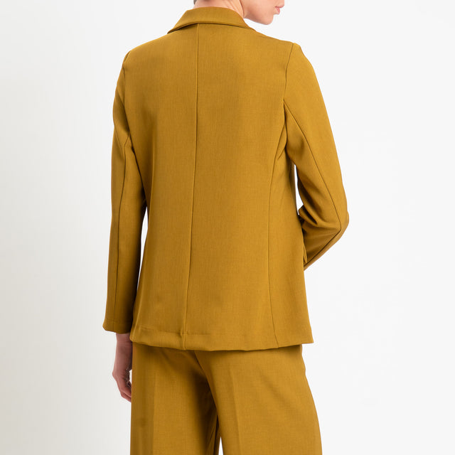 Zeroassoluto-Giacca JOSI tessuto fluido crêpe - olio