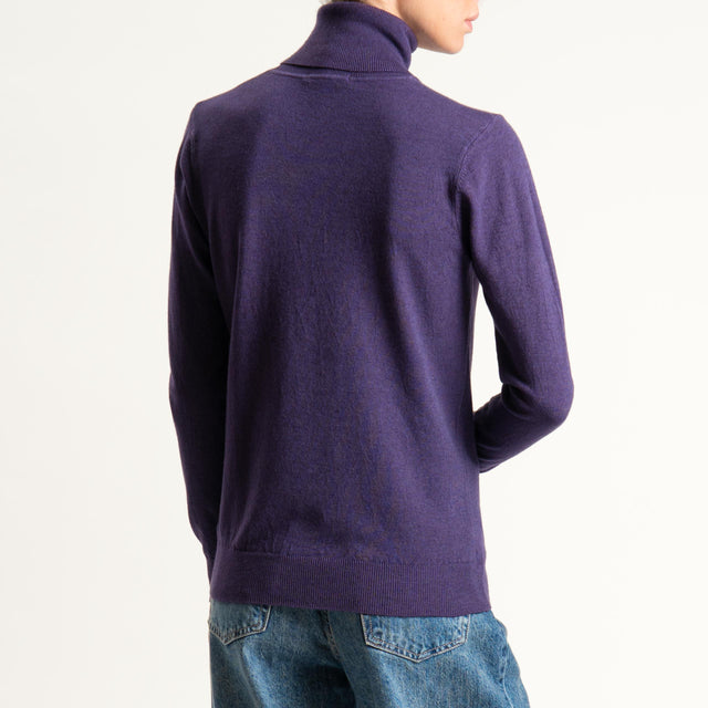 Zeroassoluto-Maglia collo alto - uva