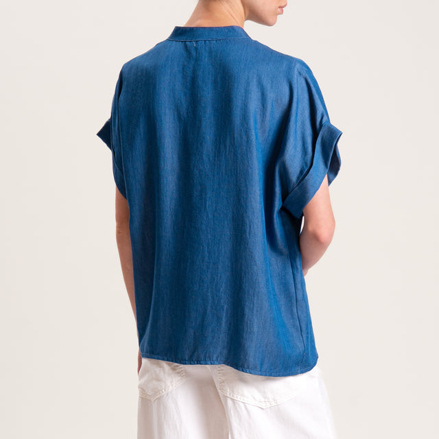 Zeroassoluto-Camicia KADY denim in tencel - denim