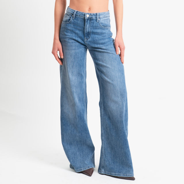 Zeroassoluto-Jeans LONDON wide leg - denim