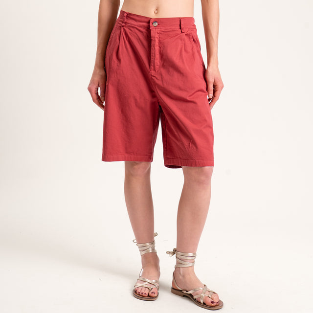 Zeroassoluto-Bermuda LORA cotone elastico dietro - india