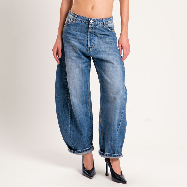 Zeroassoluto-Jeans LUX barrel fit - denim