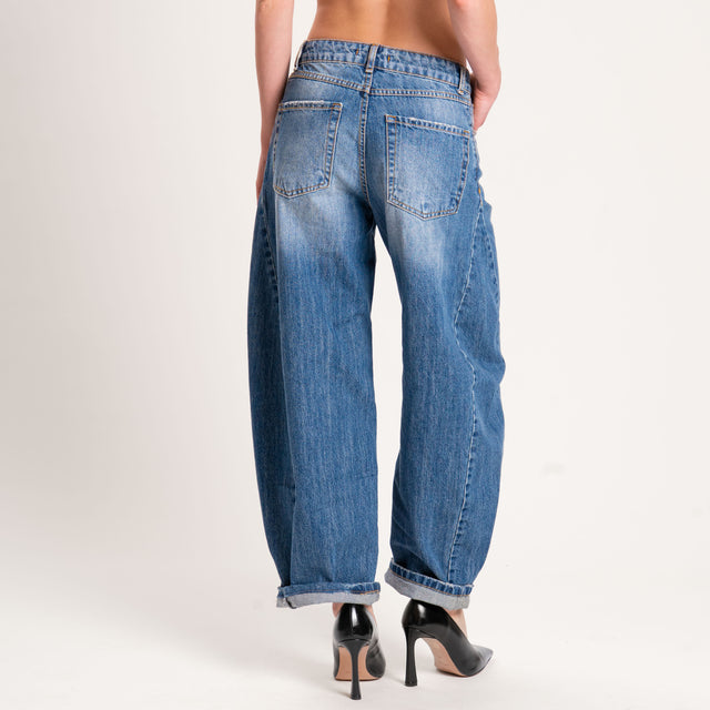 Zeroassoluto-Jeans LUX barrel fit - denim