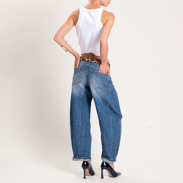 Zeroassoluto-Jeans LUX barrel fit - denim