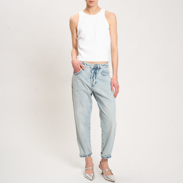Zeroassoluto-Jeans MORGANA boyfriend - denim chiaro